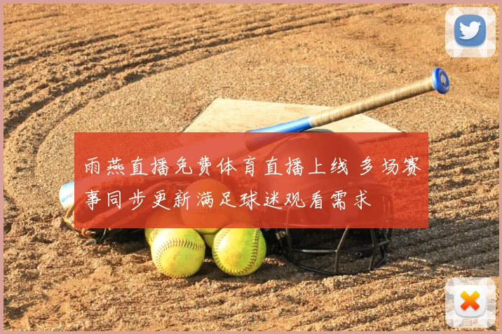 雨燕直播免费体育直播上线 多场赛事同步更新满足球迷观看需求
